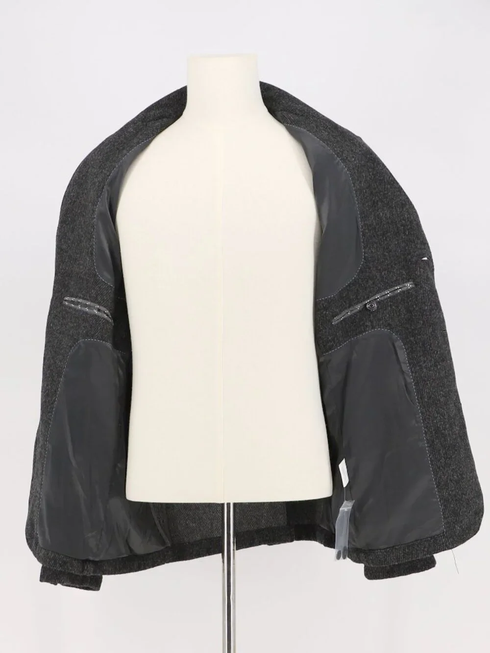 NWT GRAYERS Hutton Wool Twill Sport Coat in Charcoal Size L